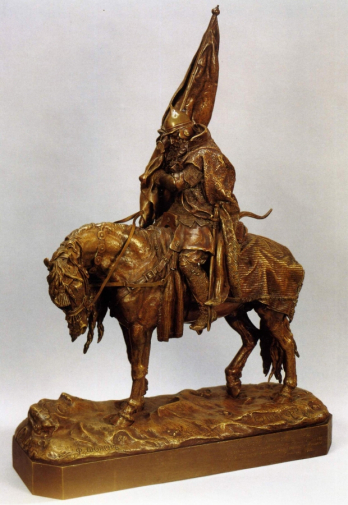 Лансере Евгений Александрович. Богатырь. Бронза. 78х23х57. 1885. Киевский национальный музей русского искусства.