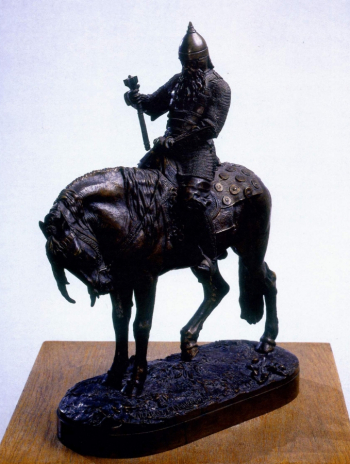 Лансере Евгений Александрович. Витязь на коне. Бронза. 1885. Днепропетровский художественный музей.
