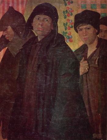Прохоров Семён Маркович. Беспризорные. Картон, темпера. 64х51. 1927. Севастопольский художественный музей имени М.П.Крошицкого.