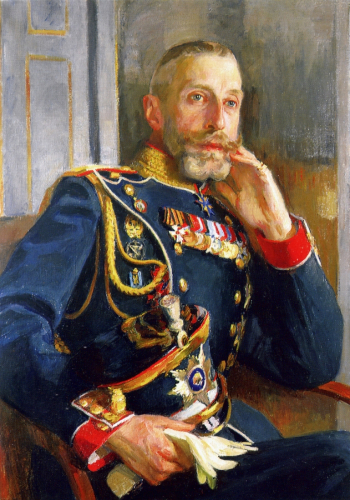 Браз Осип (Иосиф) Эммануилович. Великий князь Константин Константинович. Холст, масло. 100х77,3. 1912. Государственный музей-заповедник `Павловск`.