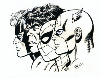 Джон Ромита Старший. Герои Marvel. Рисунок. Частное собрание.