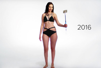 Купальник 2016 года. Фотография (боди-арт) купальника 2016 года, исполненная боди-арт художницей Эллисон Пинн.