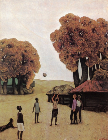 Ракша Юрий Михайлович. Воскресение. Холст, масло. 150х120. 1968. Таганрогский художественный музей.
