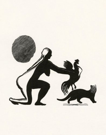 Фаворский Владимир Андреевич. Ходжент. Иллюстрация. Бумага, ксилография. 19,5х13. 1932. Частное собрание.