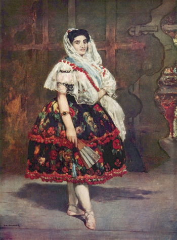 Эдуард Мане. Лола из Валенсии. Холст, масло. 123х92. 1862. Музей Орсе.