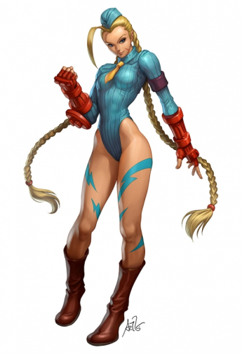Стэнли Лау. Иллюстрация к игре `Street Fighter`.