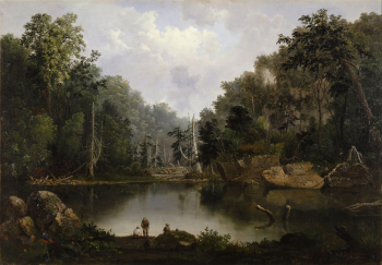 Роберт Скотт Данкансон. У реки. Холст, масло. 105х72. 1851. Художественный музей Цинциннати.