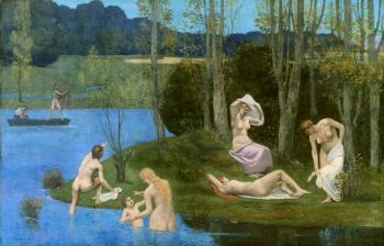 Пьер Сесиль Пюви де Шаванн. Лето. Холст, масло. 189х270. 1891. Художественный музей Кливленда.