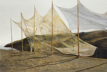 Эндрю Ньюэлл Уайет. Троицын день. Доска, темпера. 1989. Частное собрание.