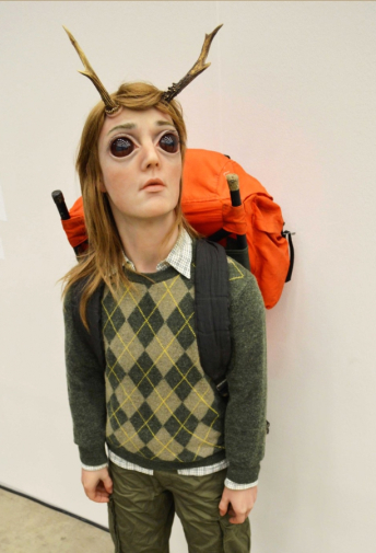 Маргрит ван Бреворт. Турист. Инсталляция. 150х60х60. 2016. Местонахождение инсталляции неизвестно.