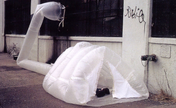 Михаэль Раковиц. paraSITE. Инсталляция. 1997. Местонахождение инсталляции неизвестно.