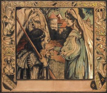 Курилко Михаил Иванович. Старая сказка. Холст, масло. 119х136. До 1930-х. Частное собрание.