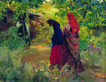 Горюшкин-Сорокопудов Иван Силыч. Скит. Холст, масло. 114х88. 1906. Государственная Третьяковская галерея.