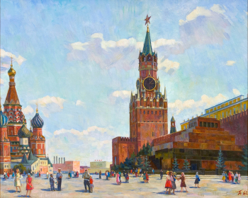 Горский Андрей Петрович. Красная площадь. Холст, масло. 80х100. 1970-е. Частное собрание.