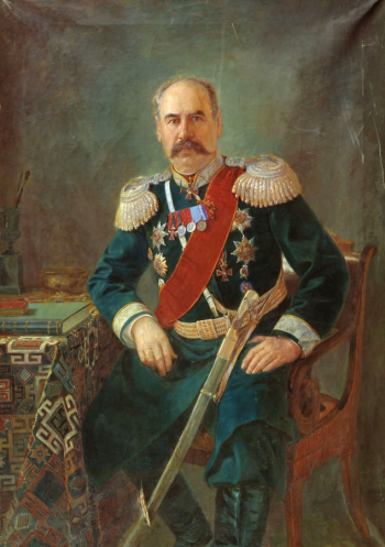 Карелин Андрей Осипович. Портрет П.Ф.Унтербергера, нижегородского губернатора. Холст, масло. 160х113. 1900.