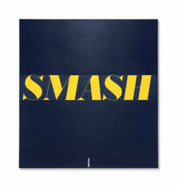 Эд Рушей (Эд Руша). Smash. Холст, масло. 182х170. 1963. Частное собрание.