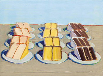 Мортон Уэйн Тибо. Ряды. Холст, масло. 41х55,8. 1962. Частное собрание.