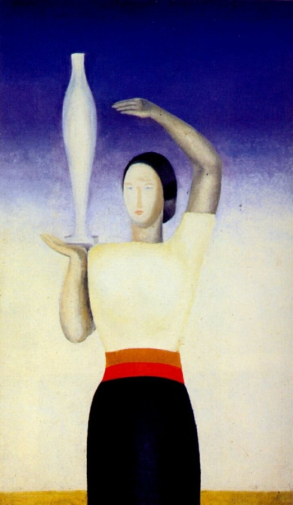 Лепорская Анна Александровна. Женщина с вазой. Холст, масло. 1932. Гронингенский художественный музей.