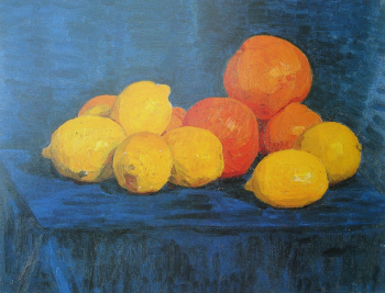 Сигизмунд Ригини. Апельсины и лимоны. Холст, масло. 1912. Частное собрание.