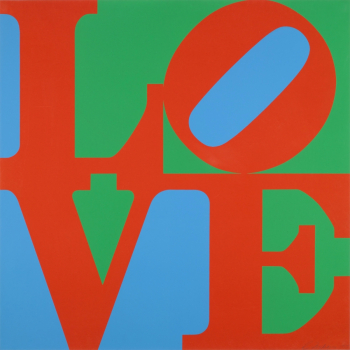 Роберт Индиана (Кларк). Love. 1967. Частное собрание.