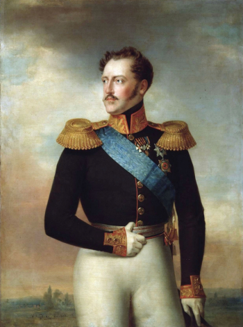 Вильгельм Август Голике. Николай I. Холст, масло. 1843. Государственный Русский музей.