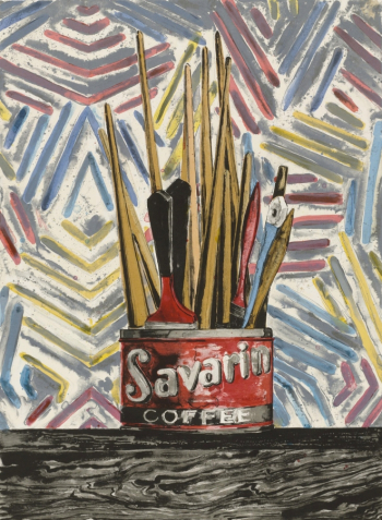 Джаспер Джонс. Саварин. Бумага, литография. 1977. Частное собрание.