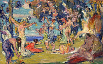 Янис Розенталс. Аркадия. Картон, масло. 40х64. 1916. Латвийский национальный художественный музей.