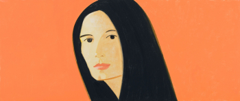 Алекс Кац. Анна. Холст, масло. 121,9х289,6. 2015. Частное собрание.