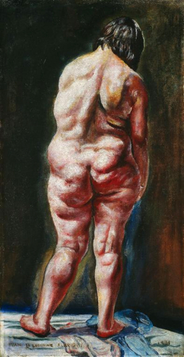 Айвен Ле Лоррейн Олбрайт. Обнажённая. Холст, масло. 35,6х19,1. 1931. Чикагский институт искусств/