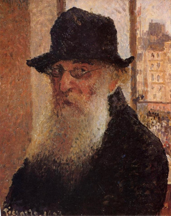 Камиль Писсарро. Автопортрет. Холст, масло. 41х33. 1903. Британская галерея Тейт.