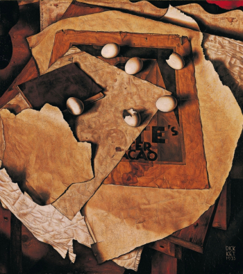 Дик Кет. Натюрморт с яйцами. Холст, масло. 66x61. 1935. Дордрехтский музей.