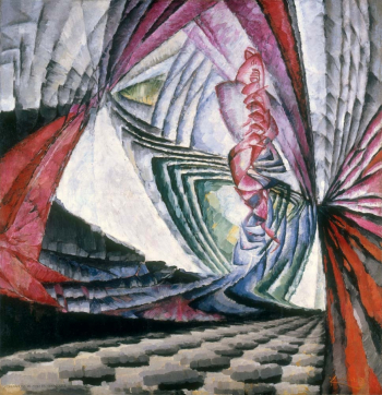 Франтишек Купка. Графический мотив 1. Холст, масло. 200х194. 1912-1913. Музей современного искусства (Нью-Йорк).