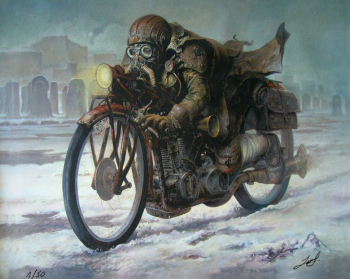 Дариуш Завадский. Странник. Холст, масло. Первая четверть 21 века. Частное собрание.