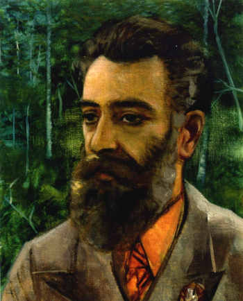 Редько Климент Николаевич. Портрет О.Ю.Шмидта. Холст, масло. 56х47. 1930-е. Запорожский художественный музей.