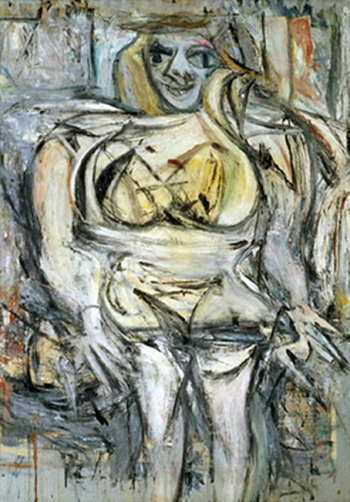 Виллем де Кунинг. Женщина III. Холст, масло. 172,7х123,2. 1953. Частное собрание. Продано за 137 миллионов долларов.