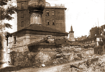 Церковь Марии Египетской в Сретенском монастыре в 1925 году. Неизвестный фотограф.