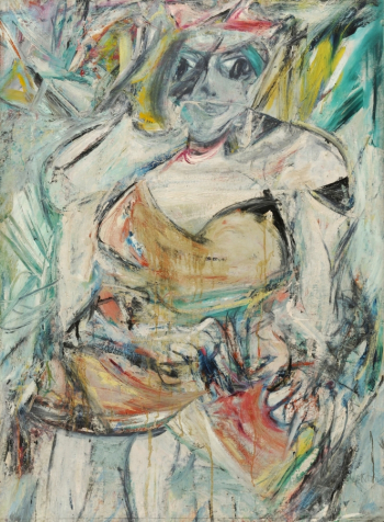 Виллем де Кунинг (Виллем де Конинг). Женщина II. Холст, масло. 149х109. 1952. Музей современного искусства (Нью-Йорк).