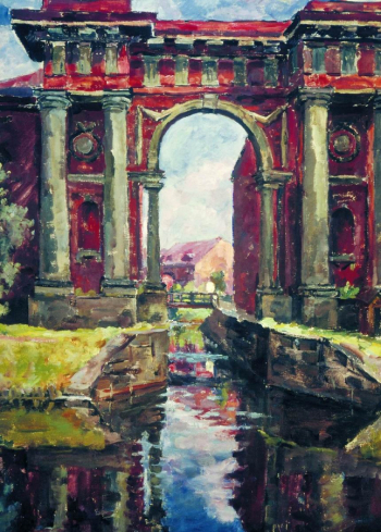 Осмёркин Александр Александрович. Новая Голландия. Холст, масло. 100х78. 1945. Государственный Русский музей.