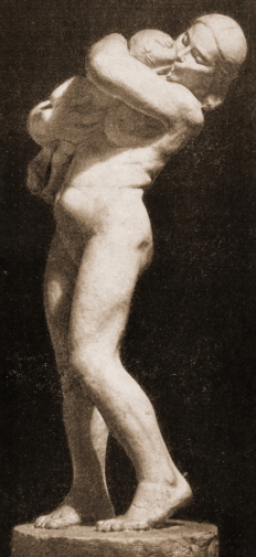 Блох Элеонора Абрамовна. Радость материнства. Гипс. 1935. Местонахождение работы неизвестно.