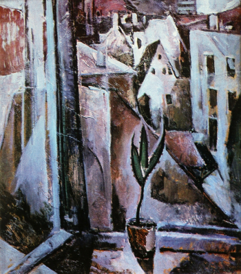 Павлоцкий Владимир Яковлевич. Старая Рига. Холст, масло. 73х65. 1972. Музей изобразительных искусств (Комсомольск-на-Амуре).