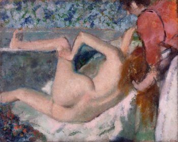 Эдгар Дега. После ванны. Холст, масло. 65,7х82,2. 1895. Музей Гетти.