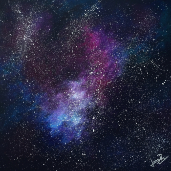Хуан Понс. Галактика IV. Холст, акрил. 2015. Частное собрание.