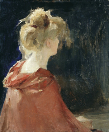 Ционглинский Ян Францевич. Чайная роза. Холст, масло. 80х67. 1905. Харьковский художественный музей.