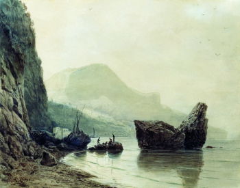 Лагорио Лев Феликсович. Чёрное море. Бумага, гуашь. 39х50. 1891. Нижнетагильский муниципальный музей изобразительных искусств.
