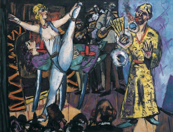 Макс Бекман. Театр. Холст, масло. 115х150. 1942. Музей фон дер Хейдта.