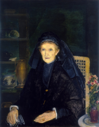 Джордж Уэсли Беллоуз. Вдова. Доска, масло. 101,6х81,3. 1917. Балтиморский художественный музей.