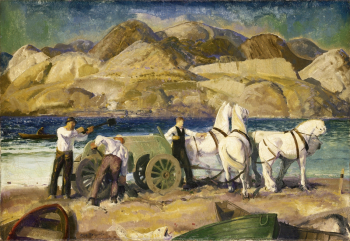 Джордж Уэсли Беллоуз. Песок. Холст, масло. 76,8хх111,9. 1917. Бруклинский музей.