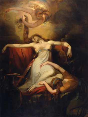 Иоганн Генрих Фюссли. Дидона. Холст, масло. 244х183. 1781. Йельский центр британского искусства.