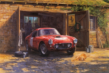 Алан Фирнли. Феррари. Холст, масло. 20 век. Частное собрание.