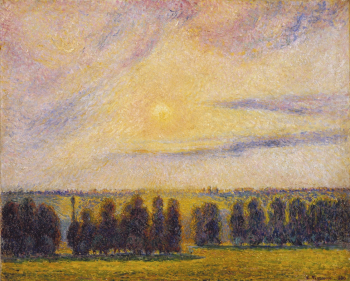 Камиль Писсарро. Рассвет. Холст, масло. 66х81,3. 1890. Израильский музей.